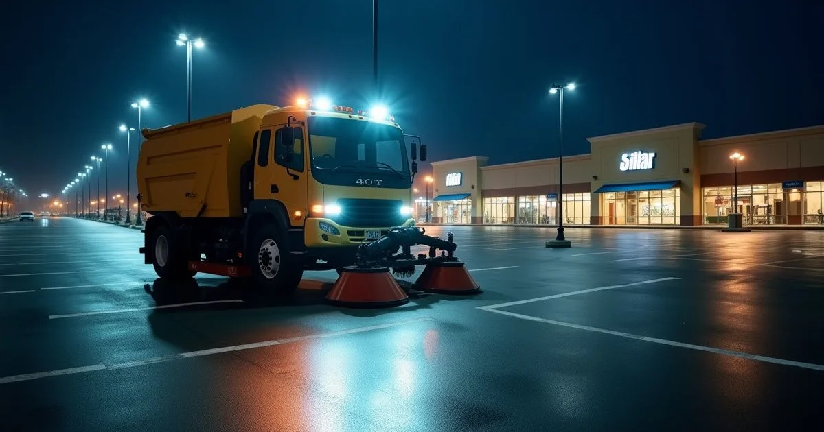 Parking Lot Cleaning