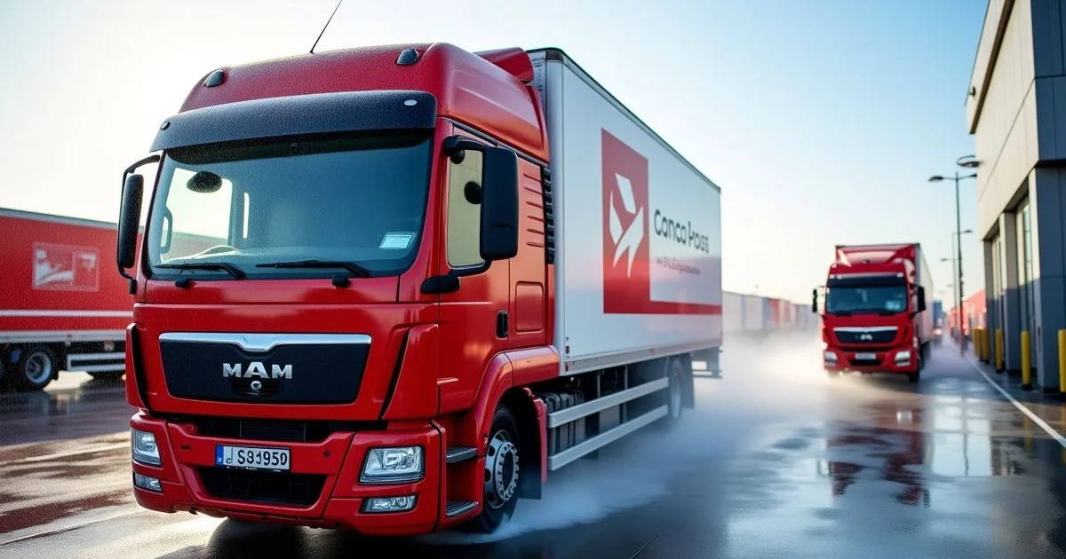 Postal Fleet Washing