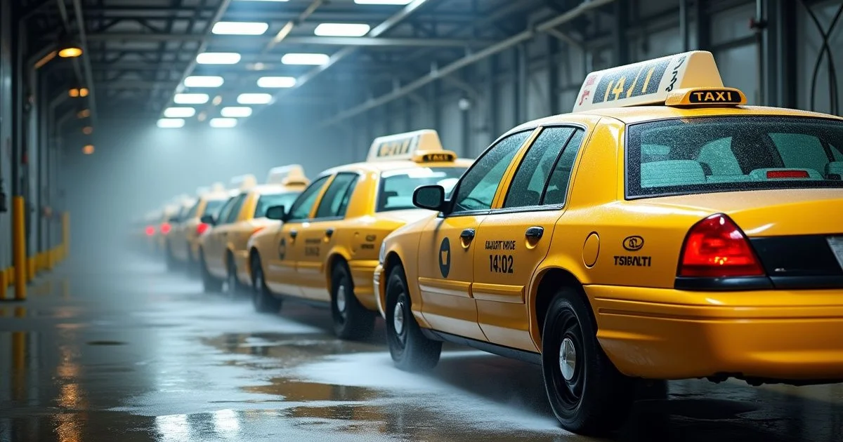 Taxi Fleet Washing